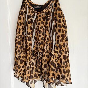 La Rok Animal Print Tank Style Top  xs